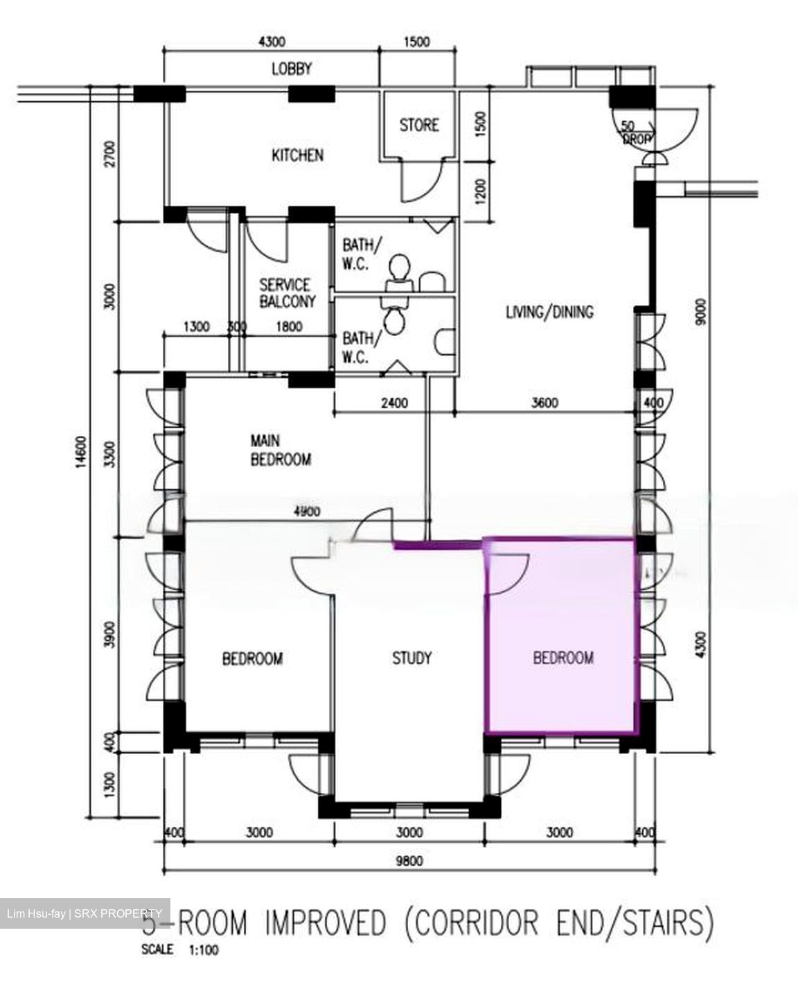 Blk 919 Hougang Avenue 4 (Hougang), HDB 5 Rooms #463218041